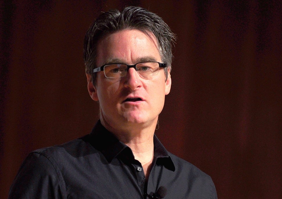 Paul English speaking in 2011.