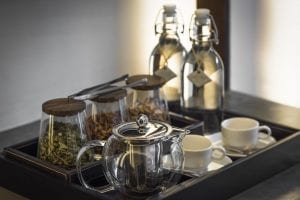 Tea service at Jaya House