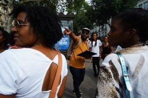 Paris jazz tour July 2018, photo by Black & Abroad with guide Kévi Donat of Le Paris Noir
