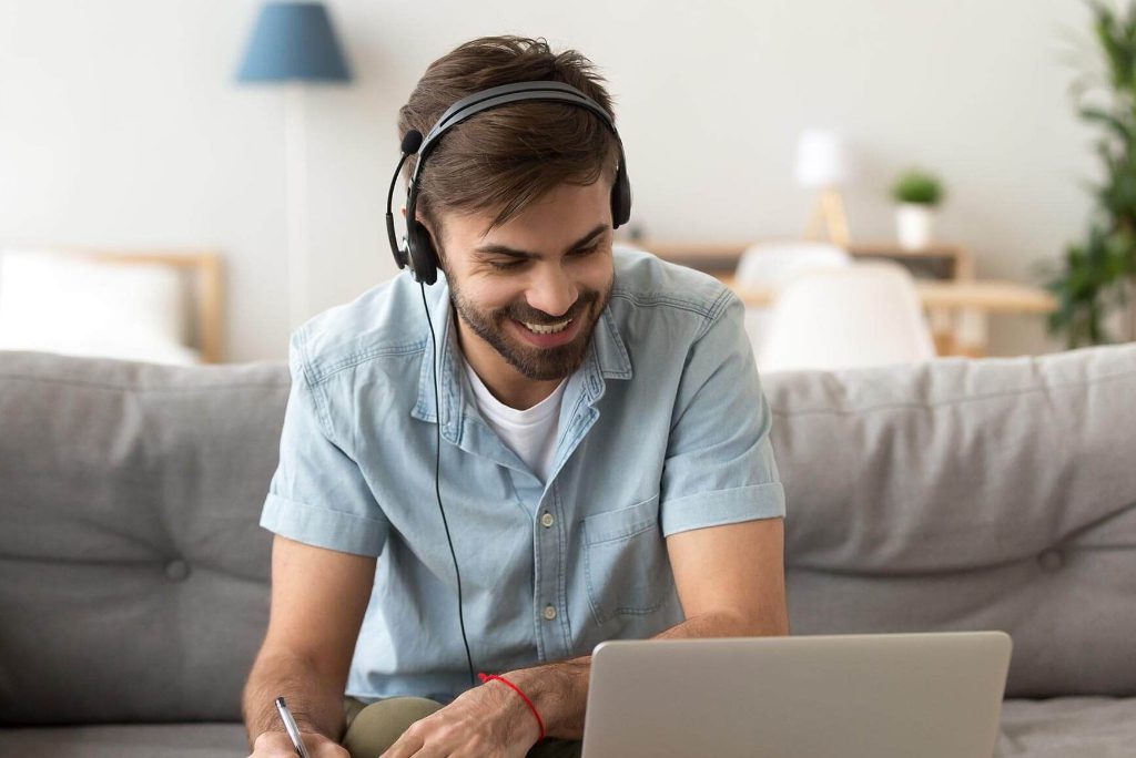 remote home based call center worker source talkdesk
