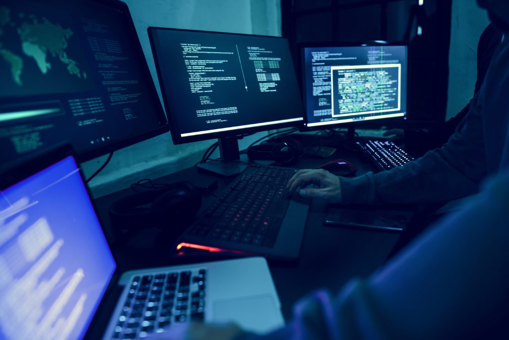 ransomware Diverse computer hacking shoot AdobeStock 199375425