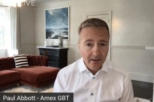 paul abbott ceo amex gbt march 2021