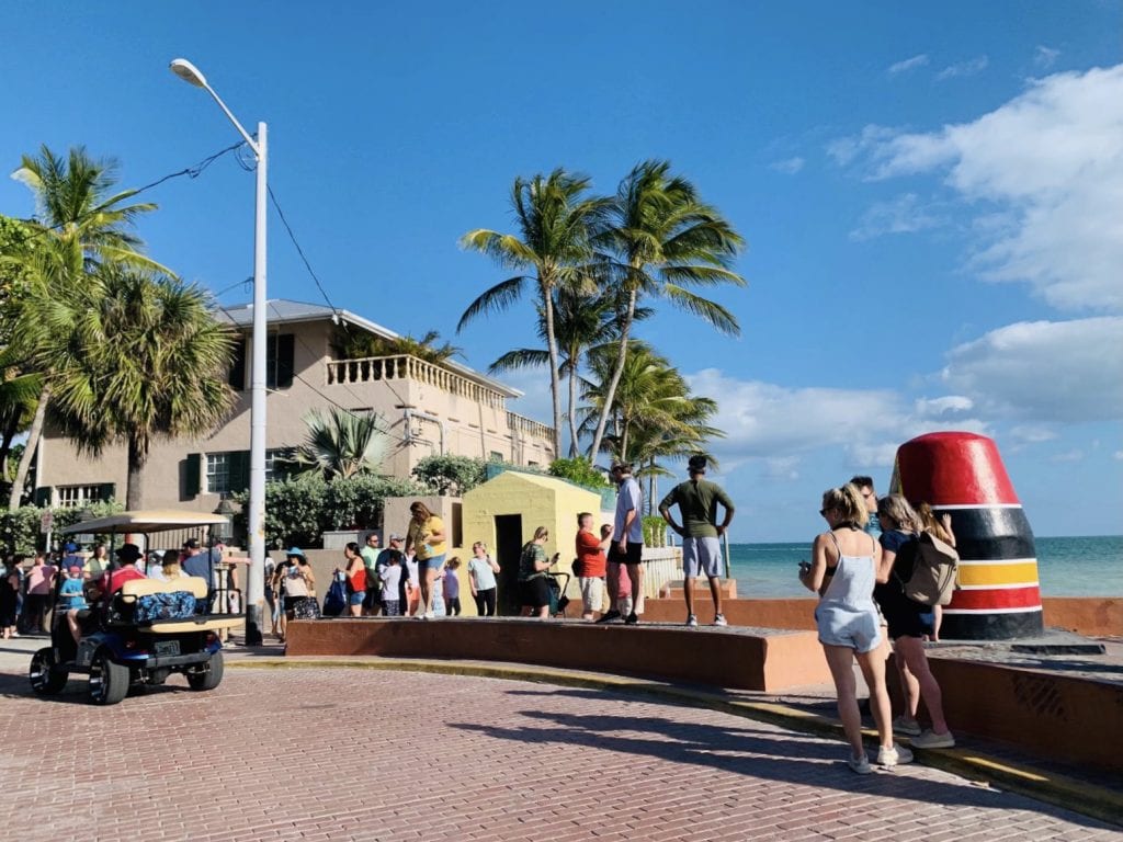 Crowds Key West March 2021