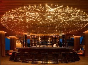 Photo Courtesy of Anantara Kihavah Sky bar in the Sky Observatory in Anantara Kihavah Maldives Villa