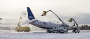 Portland, Maine airport deicing