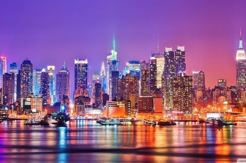New York City's night skyline