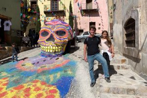 Tony Gunn and daughter backpacking through Mexico