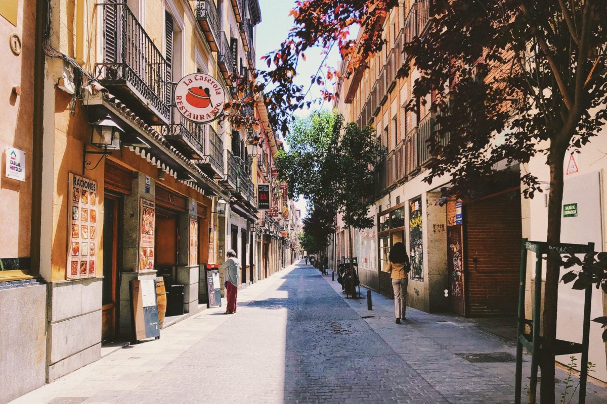 Madrid street scene