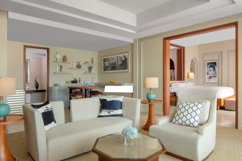 Park Hyatt Dubai guestroom Beach Room Living Room source Hyatt