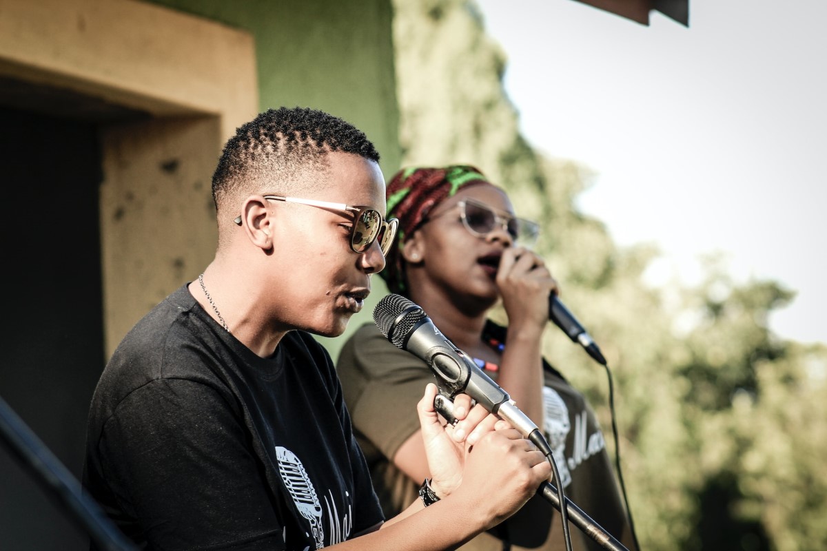 An acapella group that sings about life, Johannesburg, South Africa.