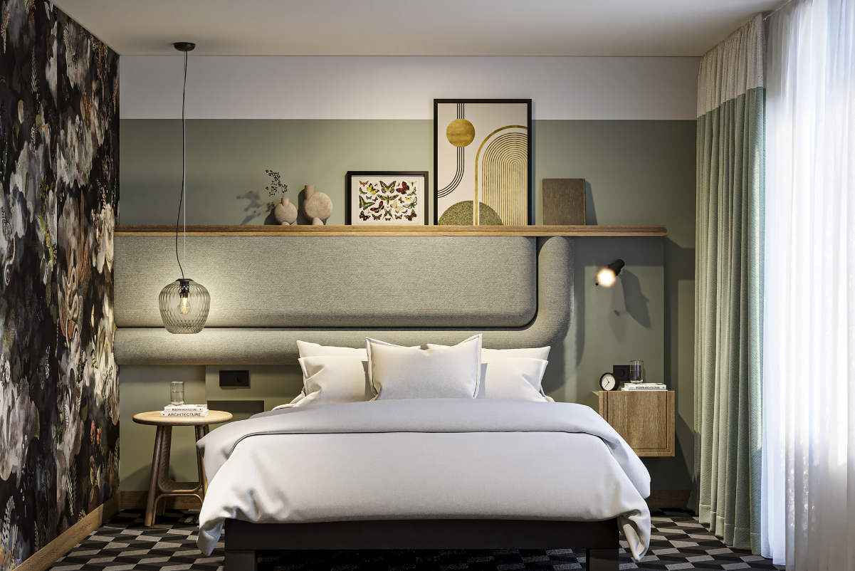 Le Splendid Hotel Lac d'Annecy guest bedroom accor