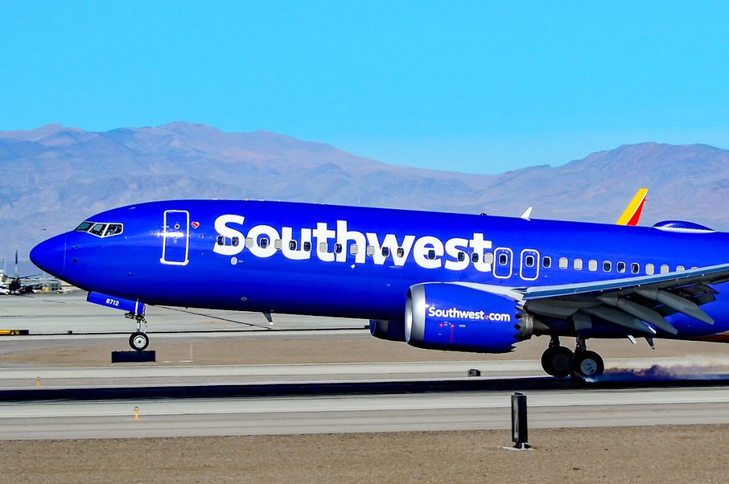 Southwest Airlines plane