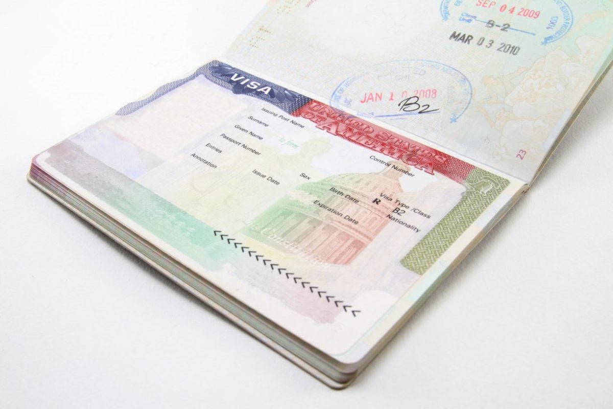 A U.S. visitor visa