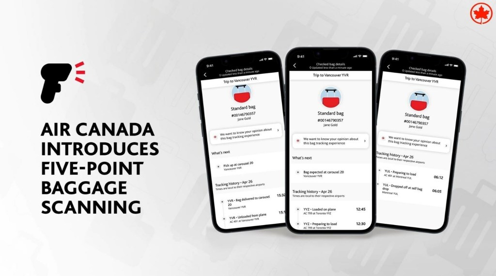 Air Canada Customers Can Now Track their Baggage and Mobility Aids while Travelling in Canada.