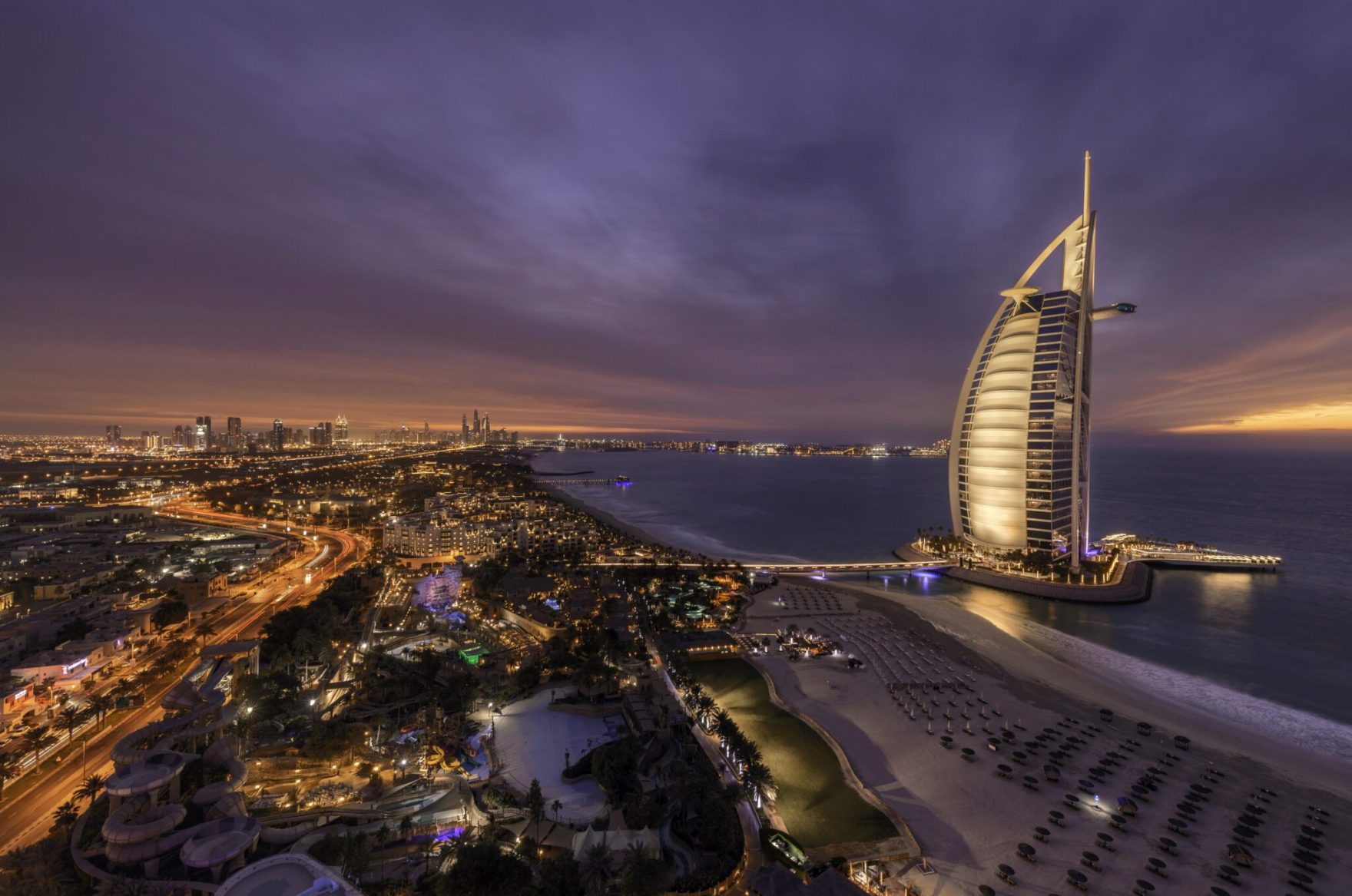 Dubai at night