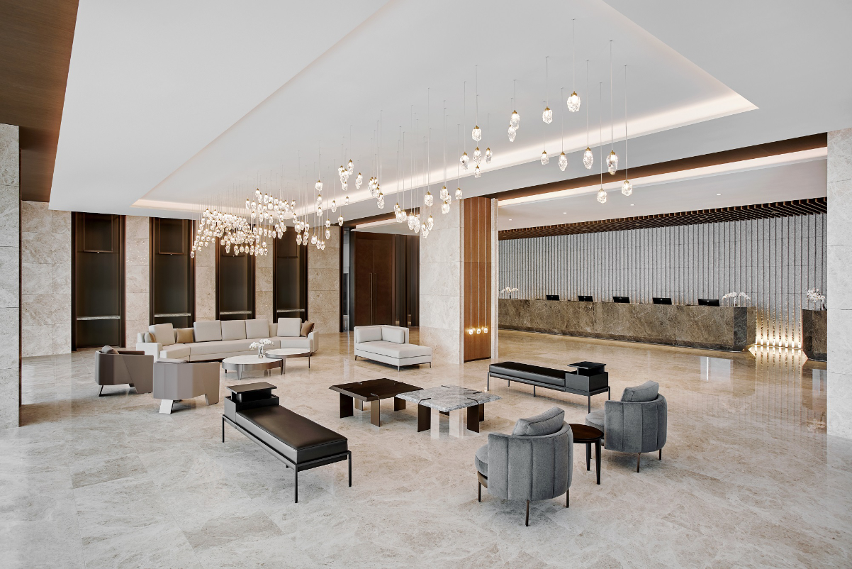 lobby of Wyndham Grand Ijin Busan