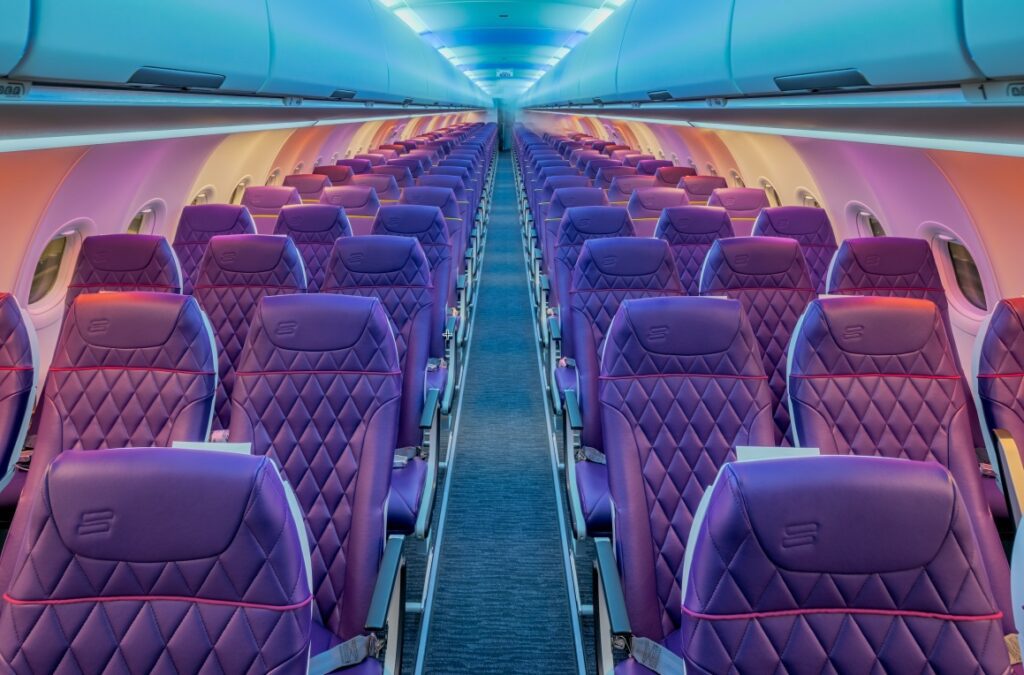 Flyadeal interior cabin