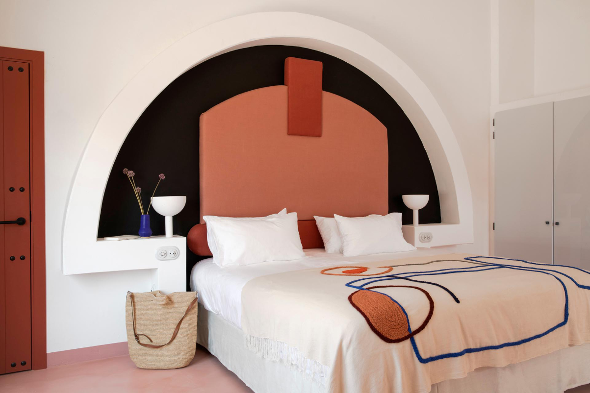 a hotel room in a hipster style from french operator Experimental Group