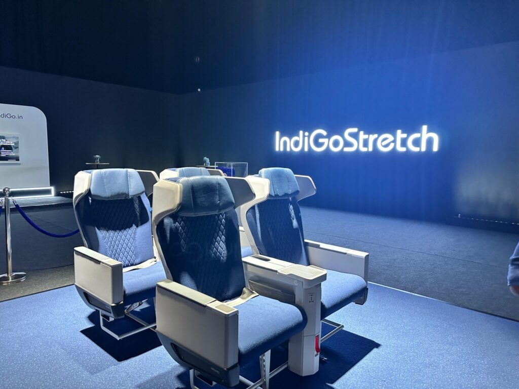 IndiGo business class seats.