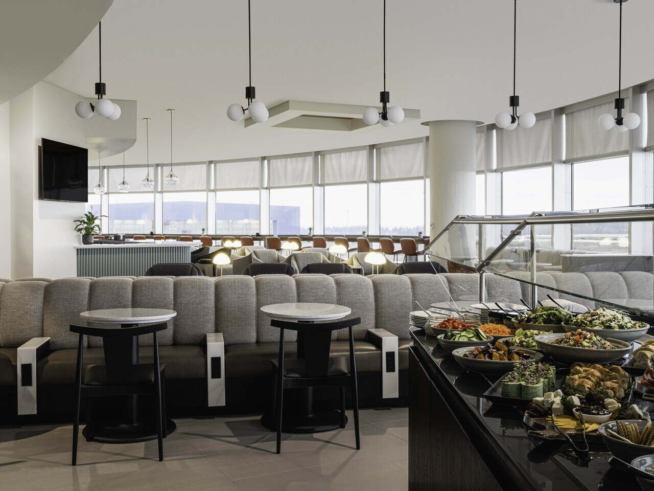 The new-look British Airways Seattle Airport Lounge