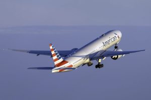 An American Airlines Boeing 777-300ER.