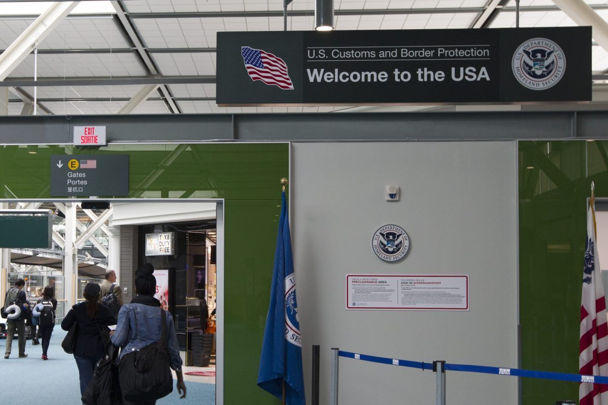 Traveler Going Preclearance