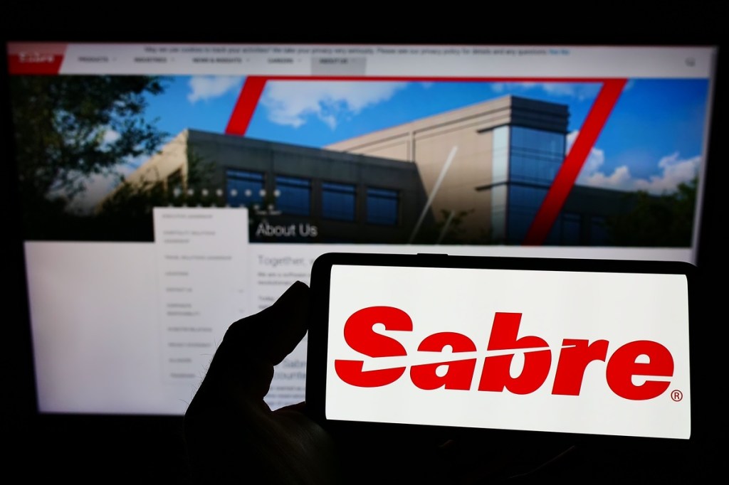 image of the logo of travel tech firm Sabre
