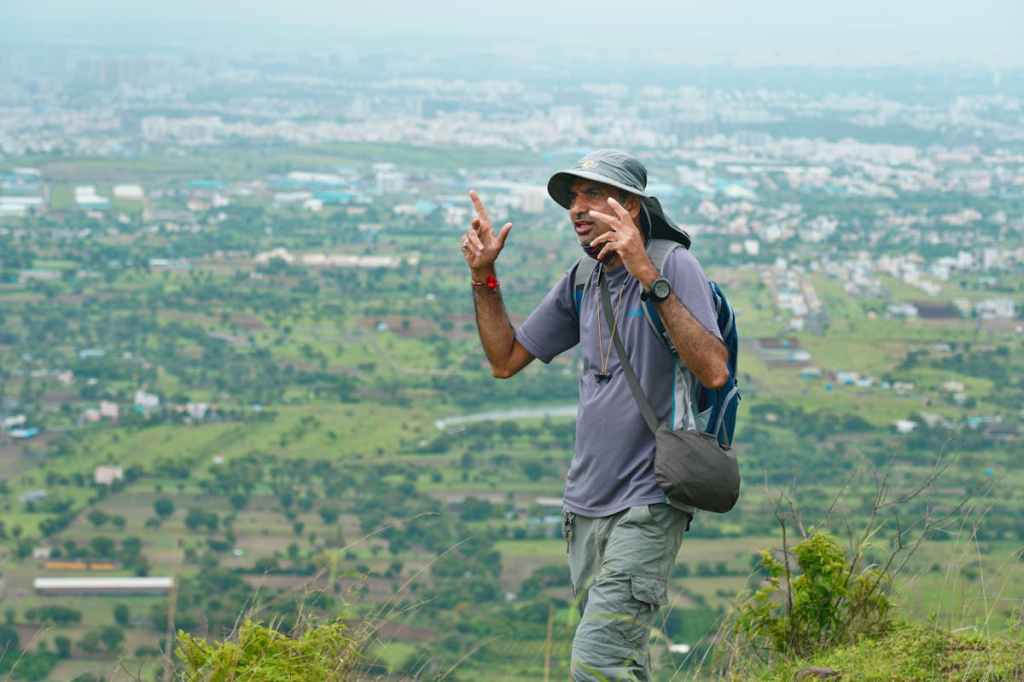 An Indian Traveler in Pune, Maharashtra.