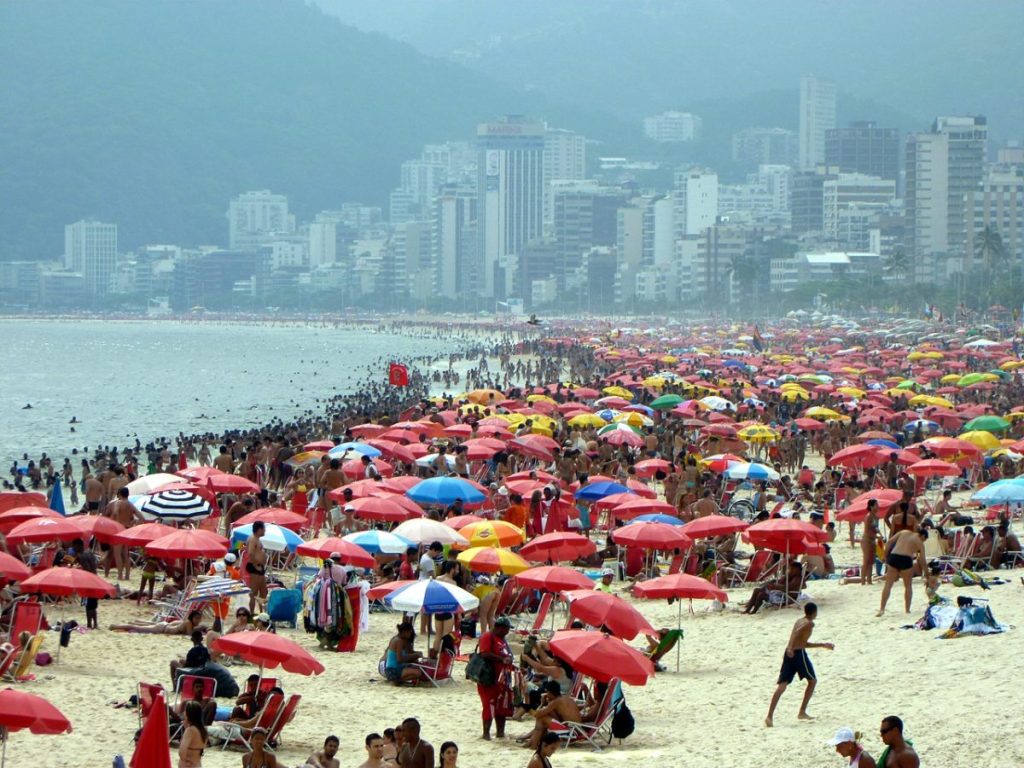 A beach in Rio de Janeiro
