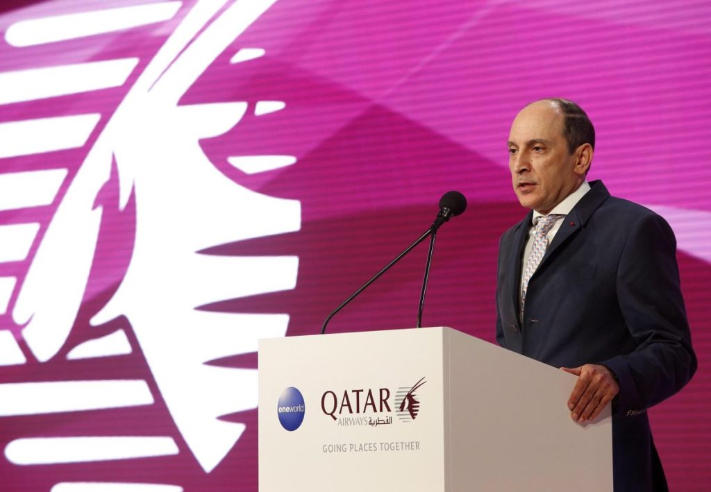Akbar Al Baker - Ex-Qatar Airways CEO speaking at an industry event.
