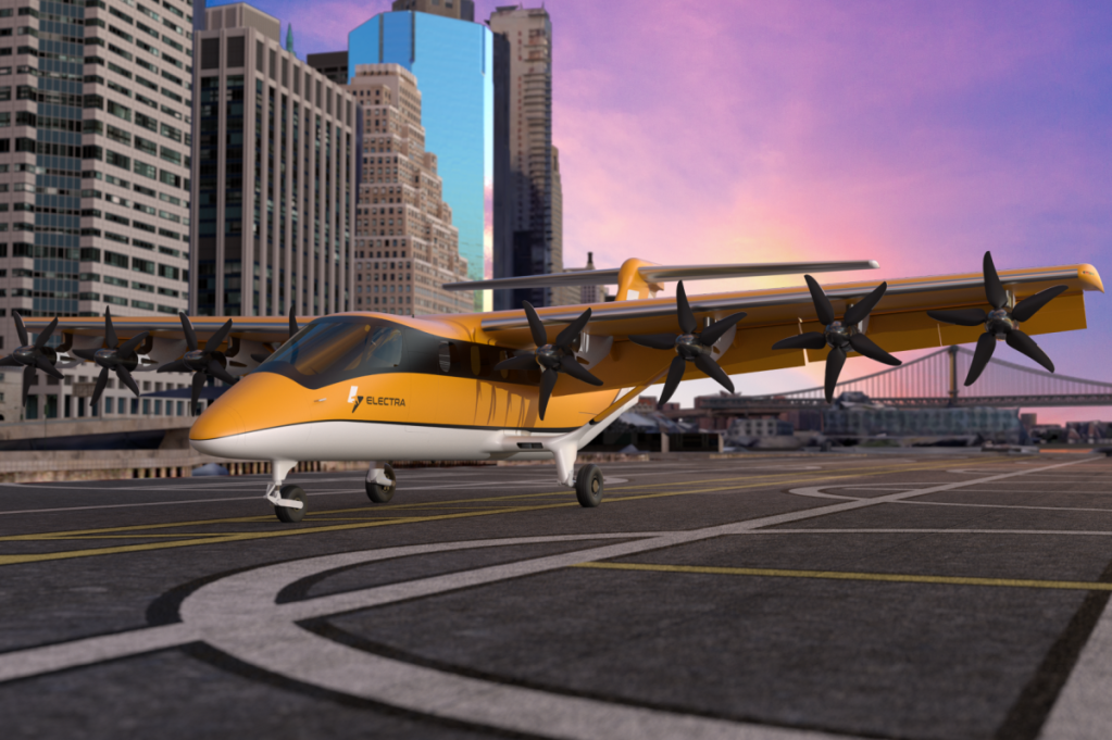Electra plane electric funding