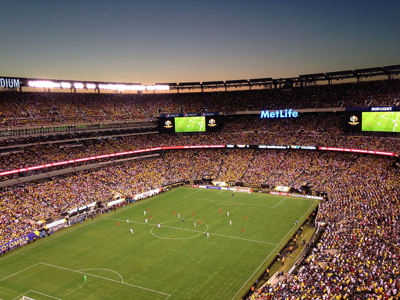 MetLife Stadium in East Rutherford, New Jersey