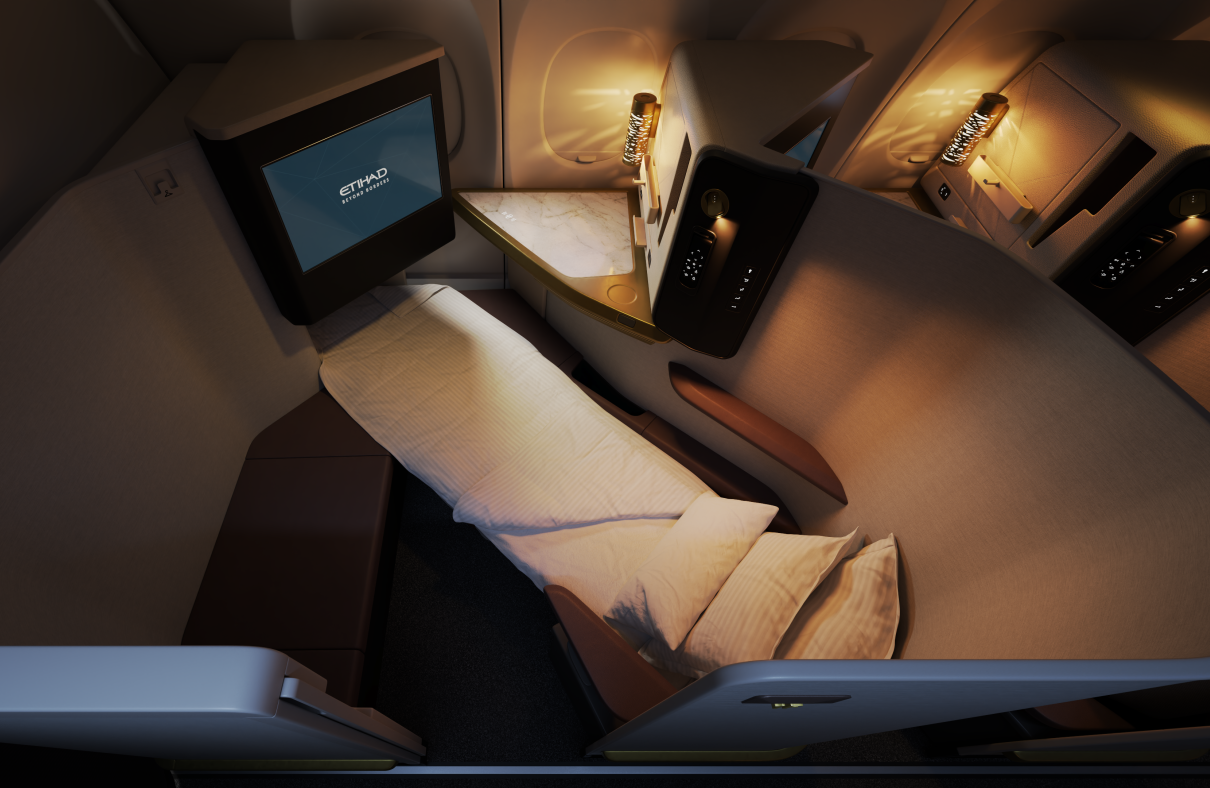 The First Suite on Etihad's new A321LR.