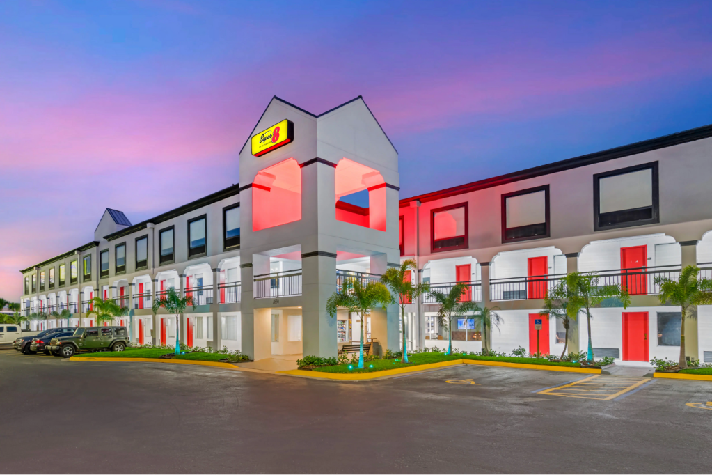 A budget hotel exterior