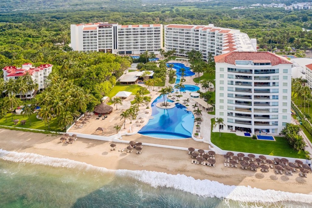 All-inclusive resort exterior