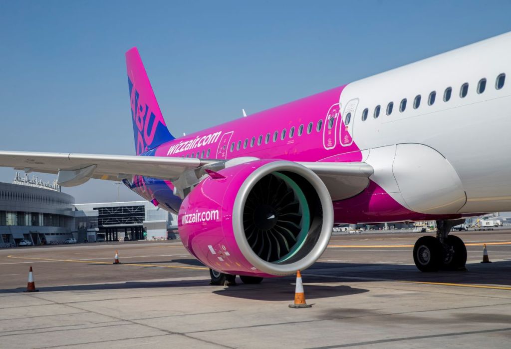 A Wizz Air Abu Dhabi Airbus A321neo.