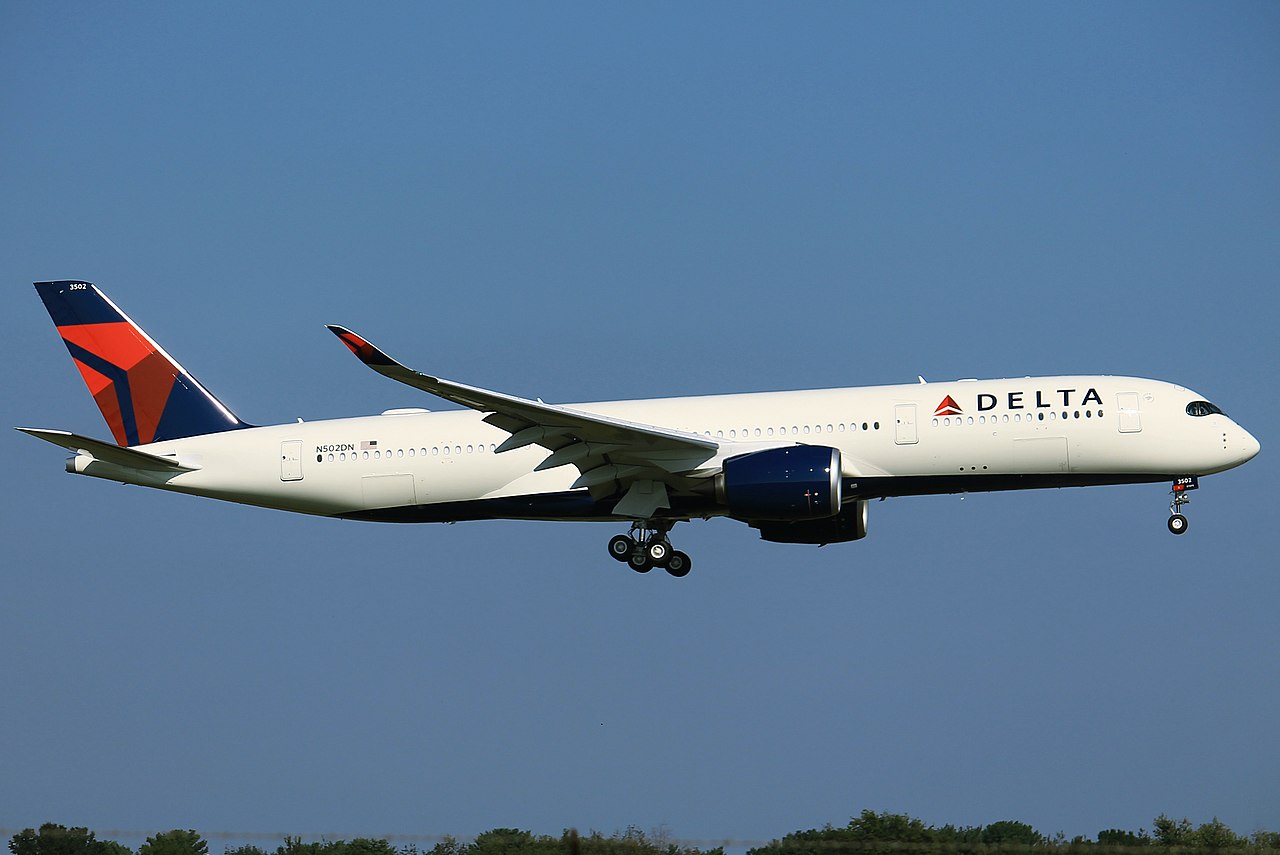A Delta Air Lines plane