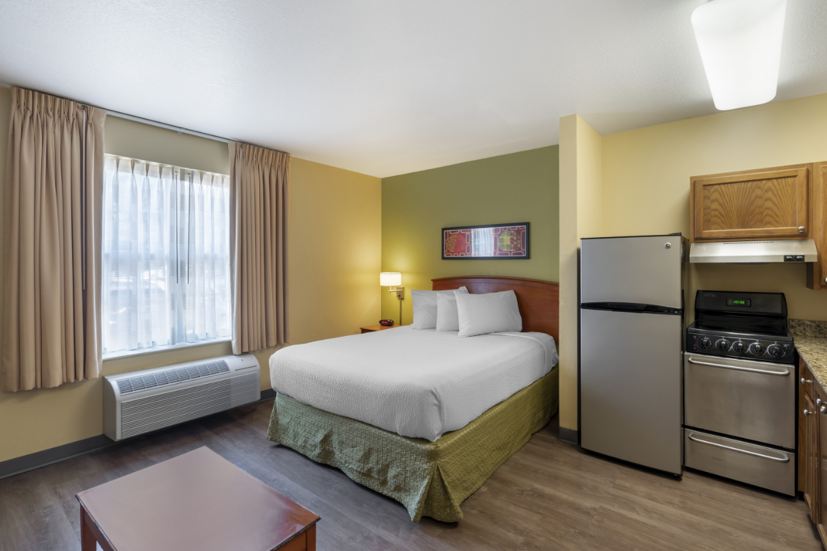 a room at an extended stay america hotel in virginia