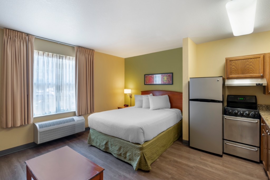 a room at an extended stay america hotel in virginia