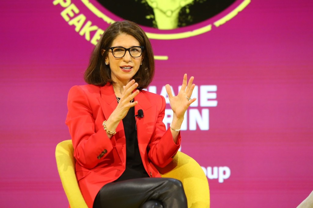 Expedia Group CEO Ariane Gorin at Skift Global Forum in New York September 18, 2025