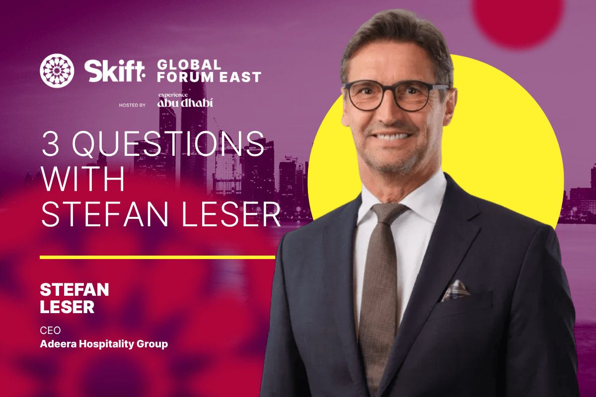 Skift Global Forum East Speaker Features - Stefan Leser Adeera Hospitality Group