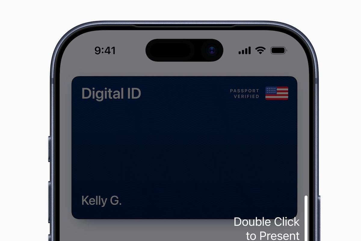 An iPhone screen showing a Digital ID.