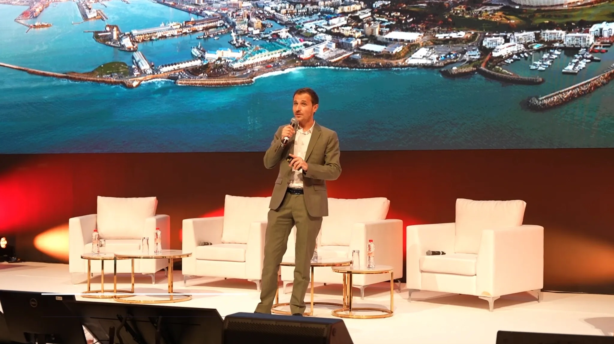 Bertrand Bonnefoi, digital and marketing director at Selectour, at his company's annual conference in South Africa in November 2025.