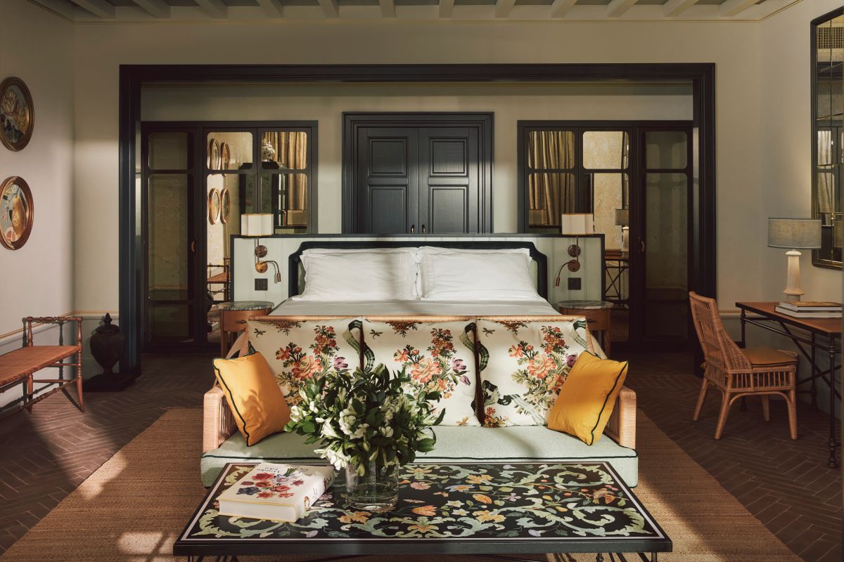 luxury hotel room interior