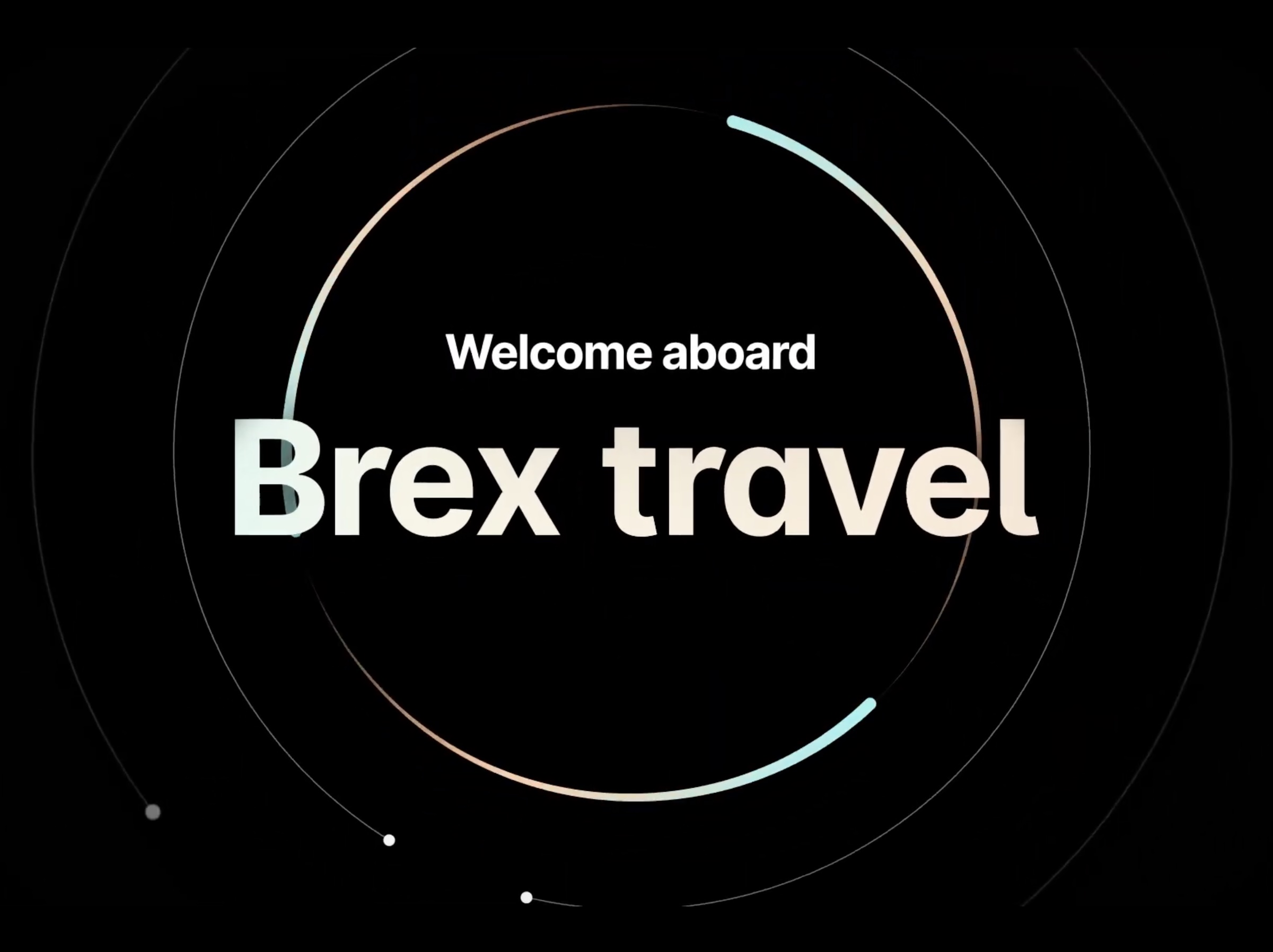 A screenshot of Brex travel