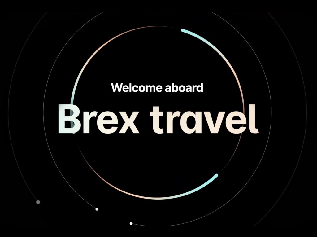 A screenshot of Brex travel
