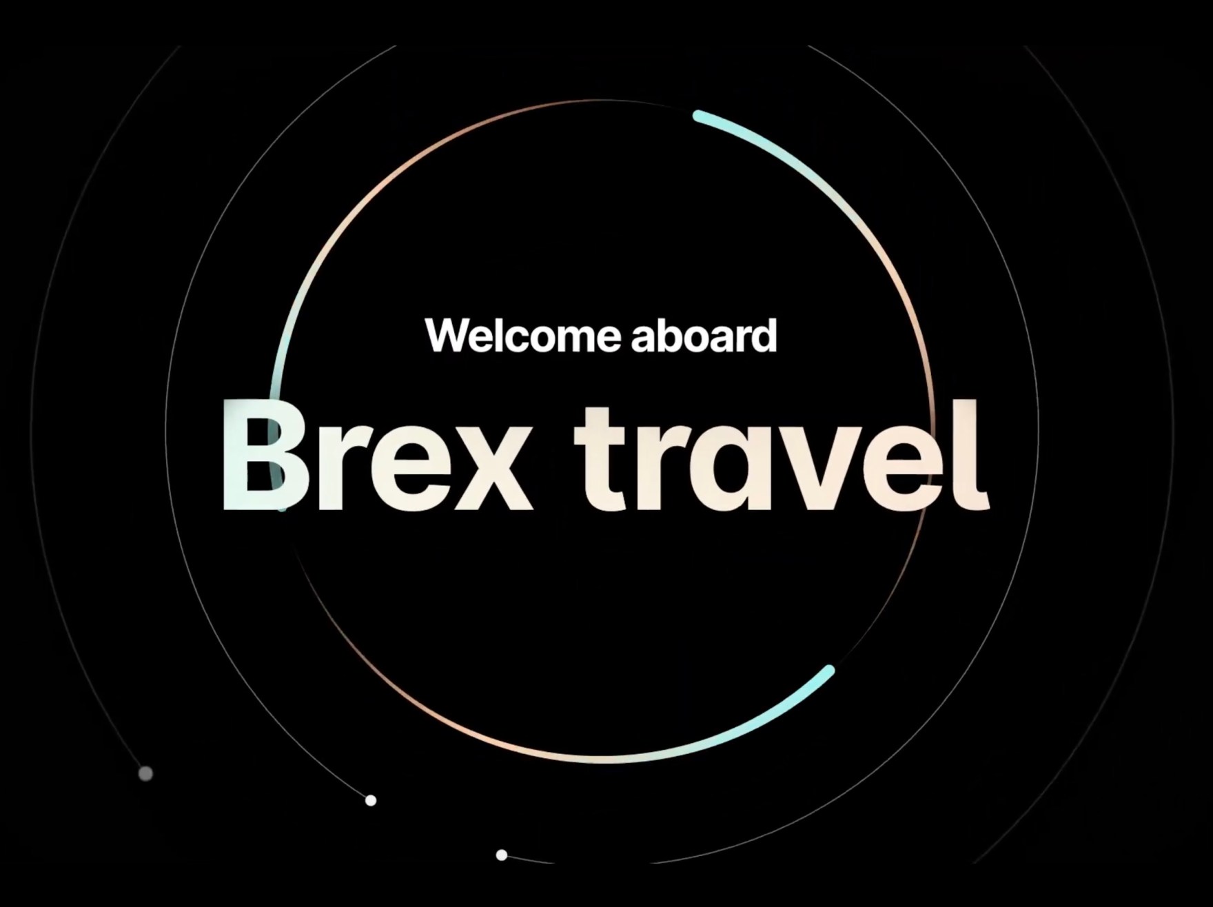A screenshot of Brex travel
