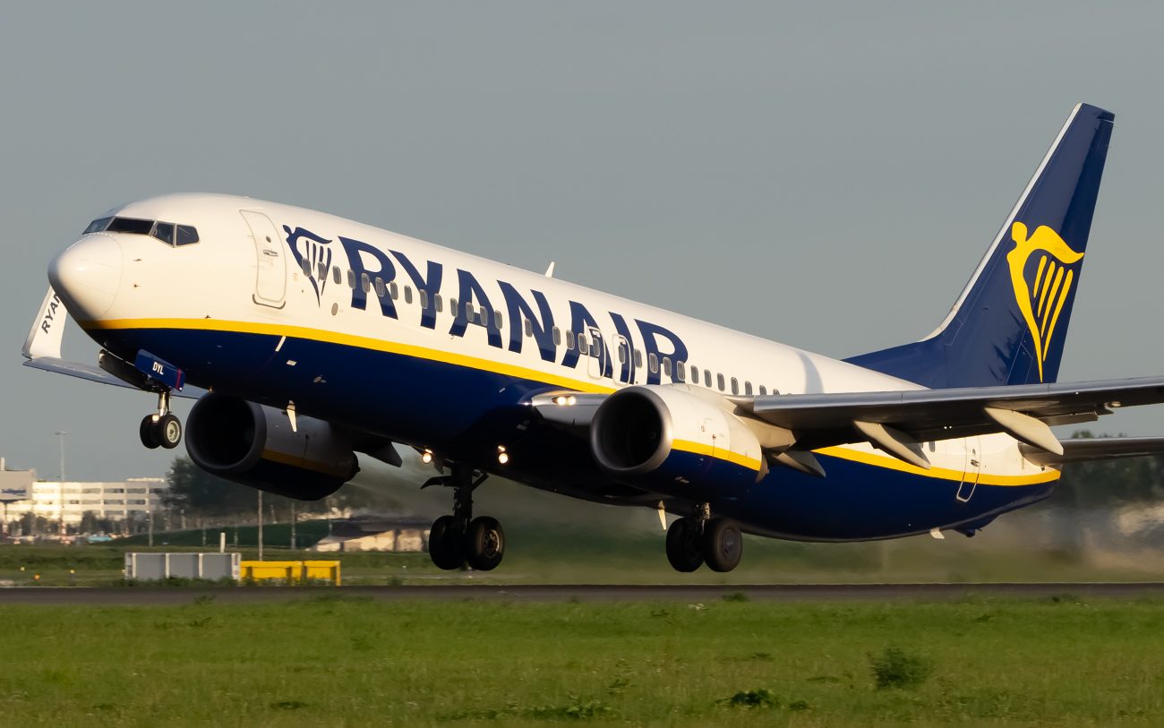 A Ryanair Boeing 787-800 aircraft.