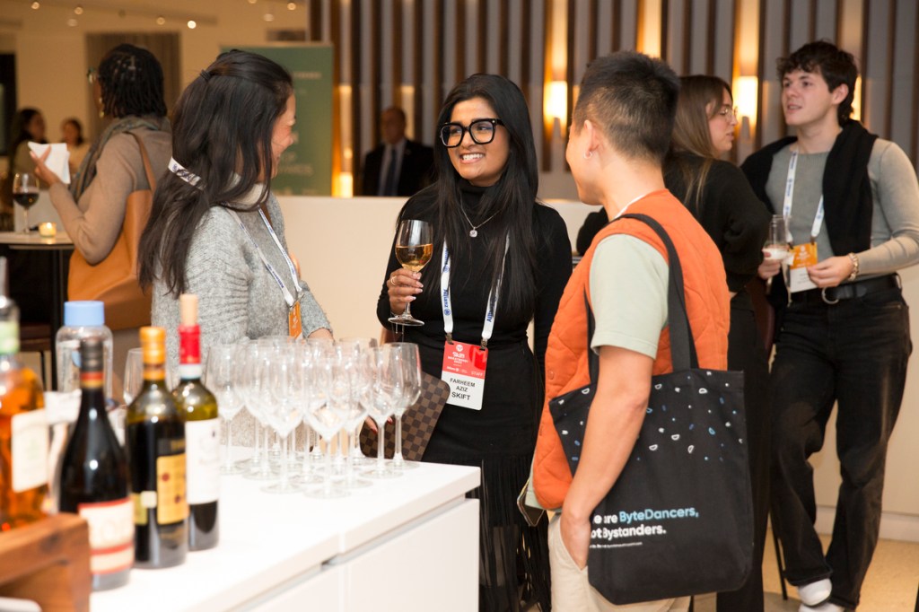 travel leaders networking at Skift Megatrends NYC