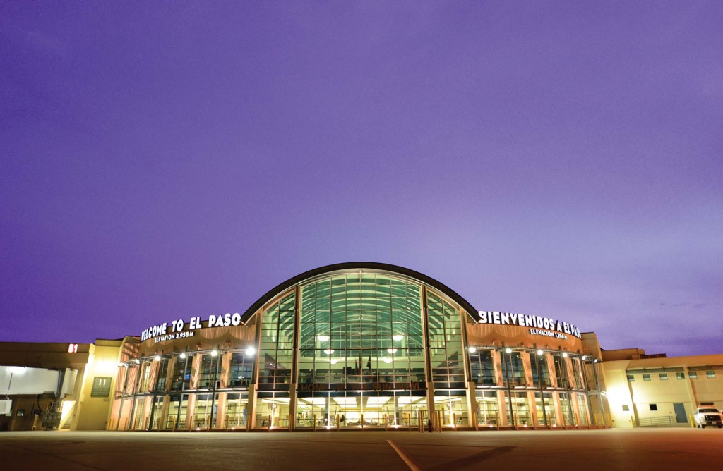 The terminal building at El Paso International Airport, Texas.
